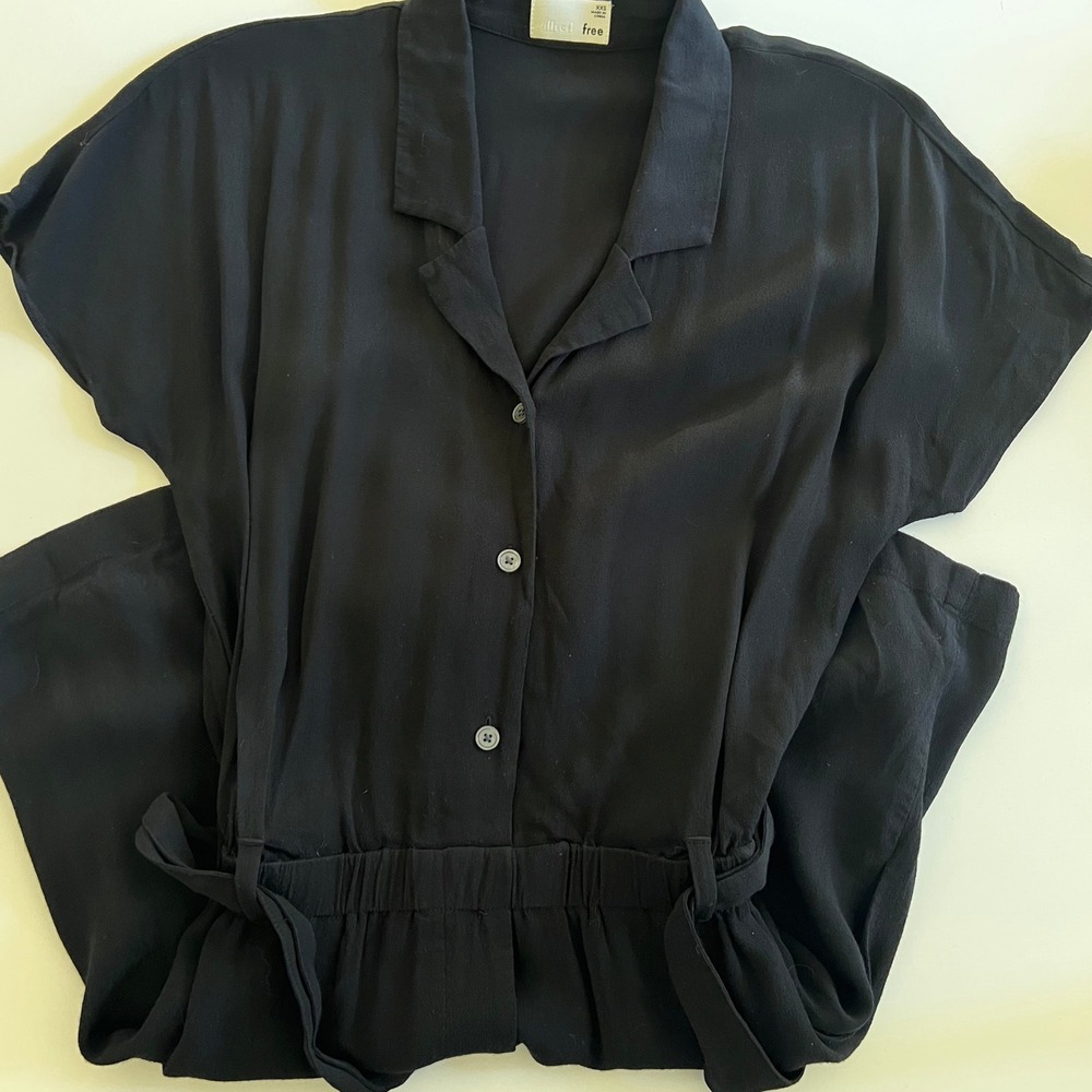 Aritzia Wifred‎ Free Black Romper